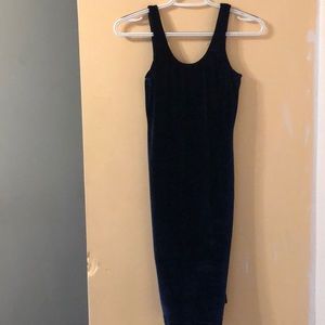 Royal blue bodycon dress